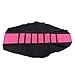Housse De Selle Souple pour Moto Comfort Gripper pour Dirt Bike Enduro avec Rayure Noire - Rose