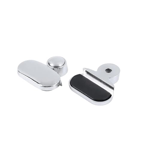 Image of Mirror Clips, Silver Wall-Mounted Mirrors Bracket, Dresser Mirror Fixed Fitting for 0.12 inch-0.2 inch Thick Mirror Glass Clips Clamps 6PCS