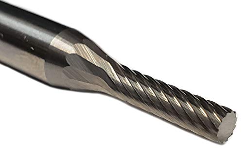 Punta de fresa carburo Single Cut 1/8" x 1/2" miniatura 1