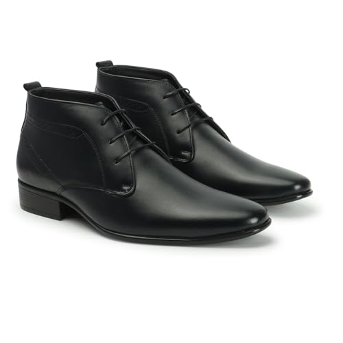 Image of Carlton London Men's Leather Lace-Up Chukka Boots