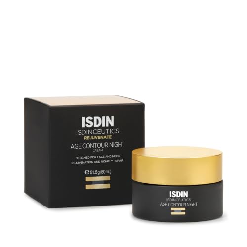 ISDIN Isdinceutics Age Contour Face & Neck Night Cream, Melatonin...
