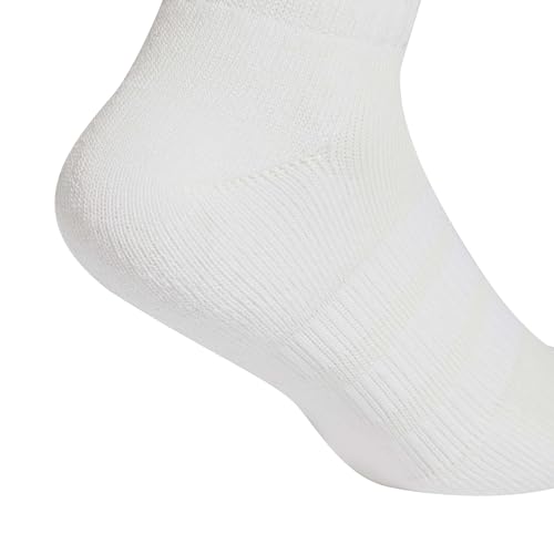 adidas Mixte enfant Cushioned Sportswear Ankle Socks 3 Pair Pack, white/white/black, 3-4 Years