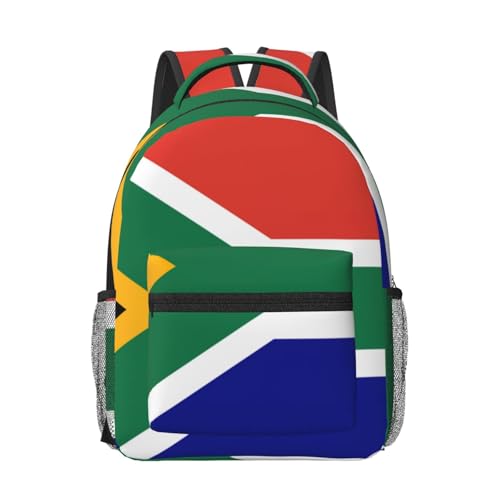 Sac à dos ordinateur drapeau sud-africain noir bagage cabine