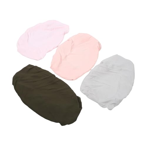 Toyvian 4 Piezas Fundas para Cambiador de Pañales de Algodón Cómodo y Transpirable, Lavables a Máquina, Reutilizables, para Cunas y Estaciones de Pañales en Guarderías