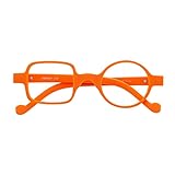 DIDINSKY Blaulichtfilter Brille für Damen und Herren. Blaufilter Brille mit stärke oder ohne sehstärke für Gaming oder Pc. Gummi-Touch-Tempel und Blendschutzgläser. Carrot +2.0 – DALI