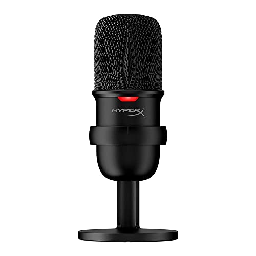 HyperX Solocast-USB Condenser Gaming Unidirectional Microphone,for Pc,Ps4,and Mac,Tap-to-Mute Sensor,Cardioid Polar... - Image 2