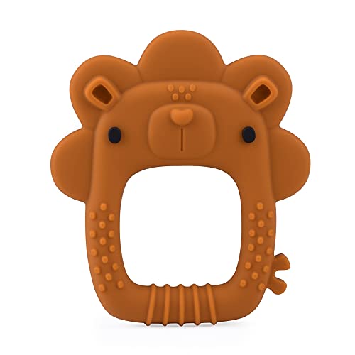 Image of Loulou Lollipop Wild Silicone Baby Teether - Lion