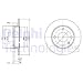 Produktbild DELPHI BG2439 Bremsscheibe Scheibenbremsen, Bremsscheiben (x2)