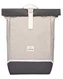 Johnny Urban Mochila Enrollable Mujer Hombre Beige - Allen Large - Grande Bolso para Escolar, Trabajo - Compartimento para Portátil - Repelente al Agua