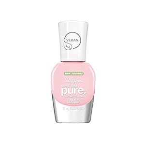 Sally Hansen Good. Kind. Pure. Nail Polish | Plant-Based, Vegan, 16-Free Formula | Sheer, Glossy | 200 Pink Cloud | Sheer Baby Pink Nail Color
