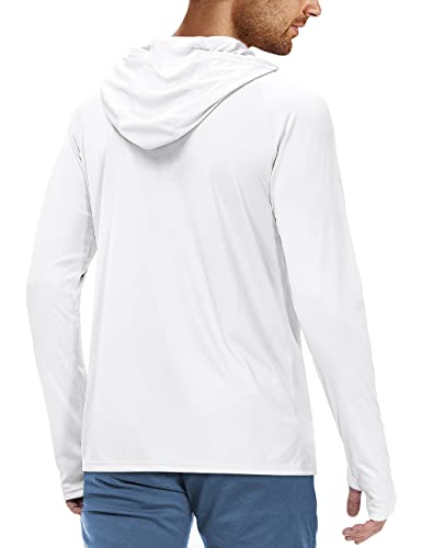 Image of Roadbox Mens Fishing Sun Hoodie, Long Sleeve UPF 50+ UV Protection Shirts