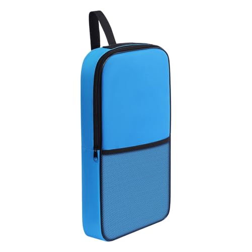 Bolsa de paleta de pickleball, soporte para palas de pickleball, bolsa de pickleball con almacenamiento, compartimentos espaciosos, correas de hombro ajustables, 43 cm, para pickleball y paleta de
