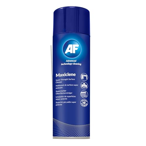 AF Maxiclene Foam Cleaner Extra-powerful Anti-static Surface Cleaner for Desks, White Boards, Carpet, Upholstery, Cars, Rubber etc.- 400ml MXL400