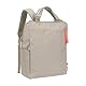 LÄSSIG Baby Wickelrucksack Wickeltasche mit Wickelunterlage, Kinderwagenbefestigung, Netztasche/GRE Conversion Backpack beige