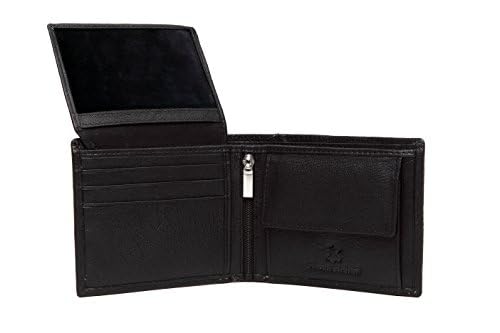 Image of WildHorn customised Wallet Gifts for Men | Personalized Leather Wallet for Mens with Name /Logo Printed I Unique Gift for Men Boy Love Husband Employees Clients