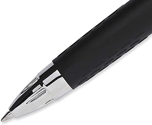 Uniball Signo 207 Retractable Gel Pens - Medium Point - 6 Black With 6 Blue Ink Pens (Total Of 12 Pens) #TOP4