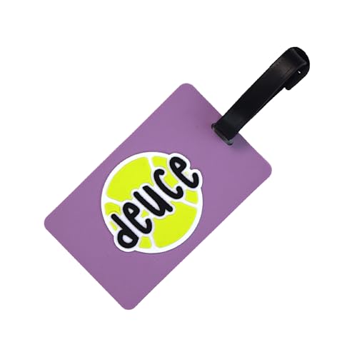 Tennis Bag Tag – Deuce Design Silicone Tag