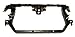 OE Replacement Honda Accord Radiator Support (Partslink Number HO1225133)