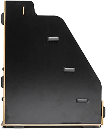EXERZ Desktop Organiser with Drawer Wooden Paper Sorter - Assembly Easily- 3 Layers File Storage, Holds A4 Paper Document, Letter Filler and Rack, DIY Stationary for Office and Home