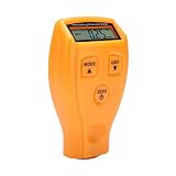 OKBY Dickenmessgerät Tester Autolack - Malen Tragbare Mini LCD Auto Lackbeschichtung Schichtdicken Digital Detektor Mess Prüfgerät (Farbe : Yellow)