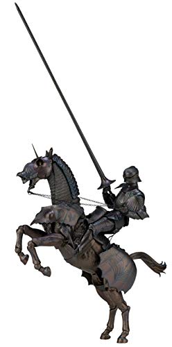 Kaiyodo Takeya Formula Freely Ornament 15th Century Gothic Type Equestrian Armor Bronze Height Approx 147mm PVC & ABS-Painted Action Figure