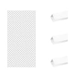 Nortene Pack Instalación Celosía Pvc + 3 Perfiles Blanco 1X2 M