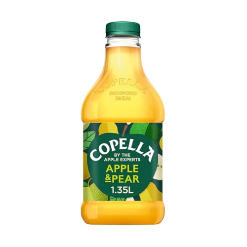 Copella - Apple and Pear - Apple Juice from Tasty Handpicked Seasonal Apples - Contains 1 of Your 5 a Day Vitamin C - Breakfast Drinks, Juice Bottles - 1.35l