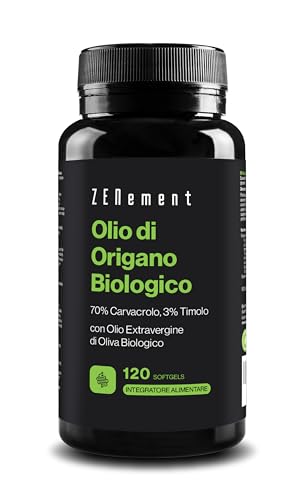 Zenement Olio di Origano BIO, 120 capsule