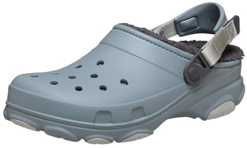 Crocs Unisex-Adult Classic All Terrain Lined Clogs, Concrete, 13 Women/11 Men