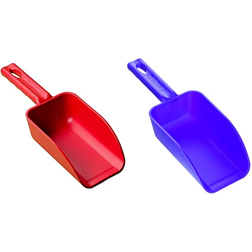 Vikan Remco 63004 Color-Coded Plastic Hand Scoop - Bpa-Free Food-Safe Kitchen Utensils, 16 Oz, Red & Remco 63003 Color-Coded Plastic Hand Scoop - Bpa-Free Food-Safe Kitchen Utensils #TOP9
