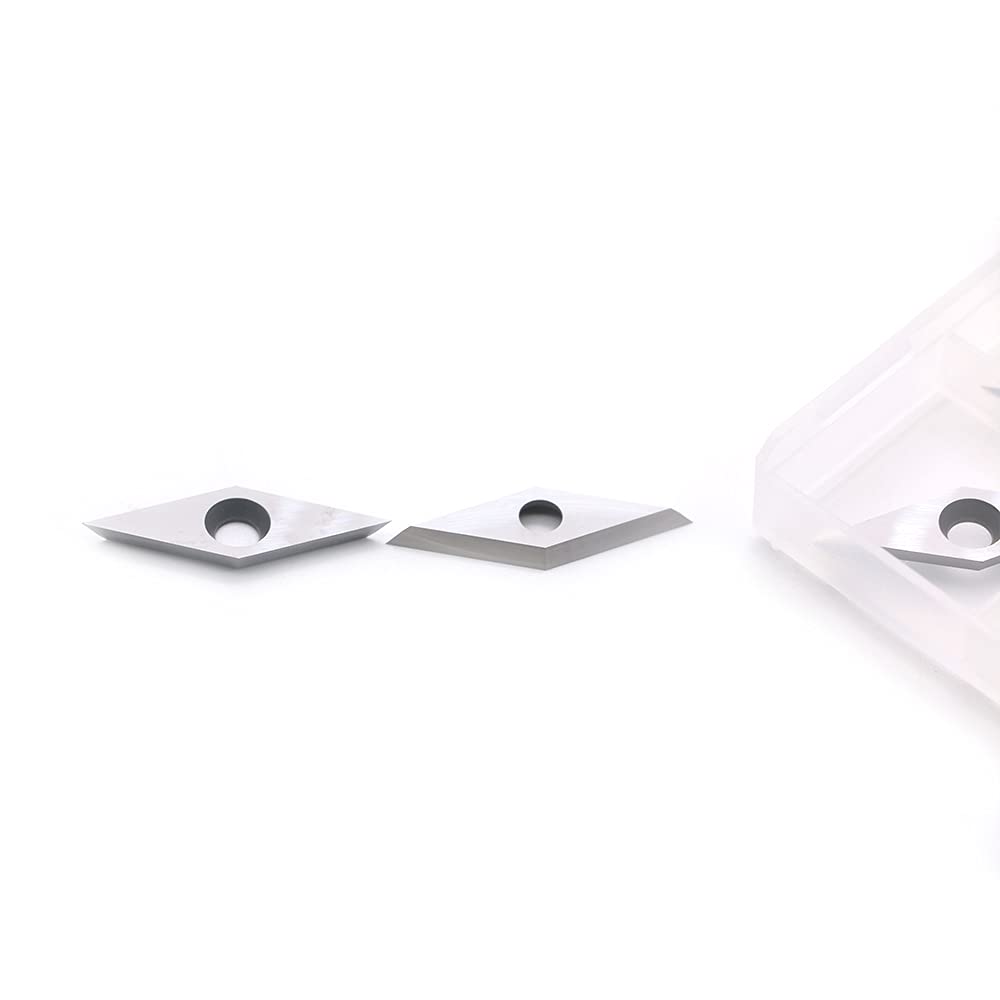 Inserti Diamantati 10×28mm per Tornio Legno,Punta 4.3mm per Profilature e Intagli,Utensili Professionali e Fai da Te,10pezzi
