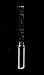 Customized Quartz Cuvette with Quartz to Glass Graded Seal Tube,Cell Cuvette,1mm