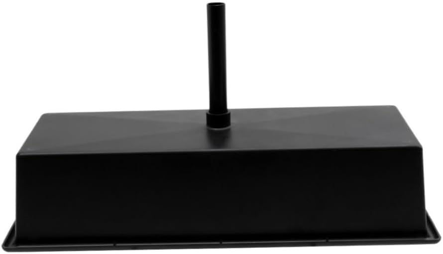 Soro Essentials- 14" x 5" Bar Drain Tray with Removable Drain Tube Black Polystyrene - Drain Drip Trays for Coffee Bars Drip Tray for Home Bar Draining Tray Fruit Garnish Tools Draining Holder