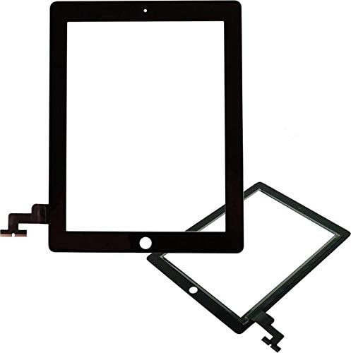 Black LCD Touch Screen Glass Digitizer For Apple iPad 2 Black , Tools and Adhesive by GoodsCity