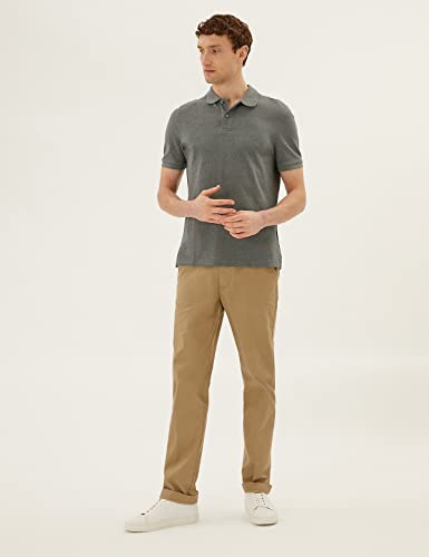 Image of Marks & Spencer Men's Regular Shirt (T28 5032M Grey S)