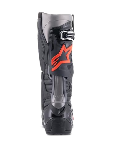 Image of Alpinestars Tech 10 Boots, High-Performance Motocross Boots, CE-Certified, 7, Black /Red Fluo