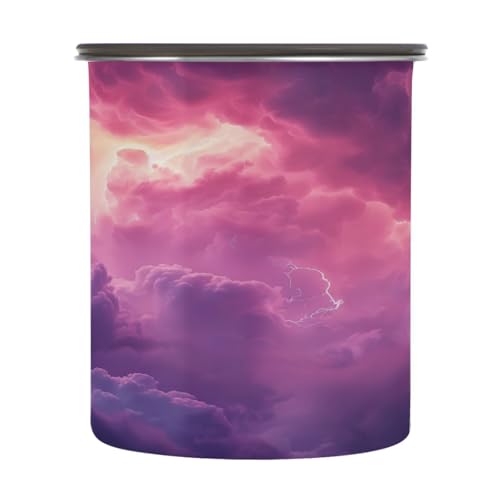 Contenedor de café al vacío Qilmy Galaxy de acero inoxidable 30oz
