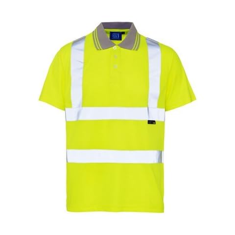 Supertouch 39E45 Hi-Vis Bird Eye Polo Shirt Cover