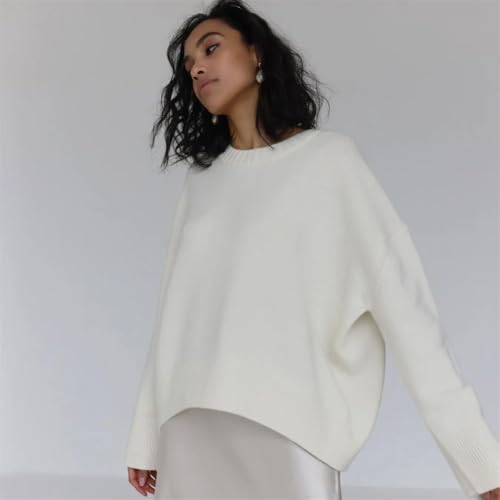 Women Winter Cashmere Sweaters Oversized Casual Long Sleeve Pullovers Knitted Knitwear4