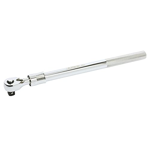 Image of ARES 42078 - 3 /4-Inch Drive Quick Release Extendable Ratchet - 72-Tooth Gear with 5 Degree Sweep - Handle Extends from 19.5 Inches to 30 Inches - Quick Release Drive Tang Locks Socket Securely
