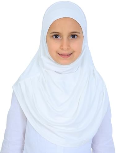 Prien Ready To Wear Hijab For Girls, Soft Viscose Muslim Scarf Fo...