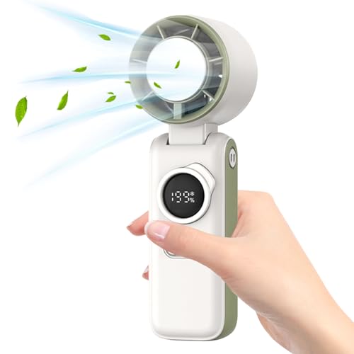 Ventilateur portable pliable rechargeable à 5 vitesses pour voyage