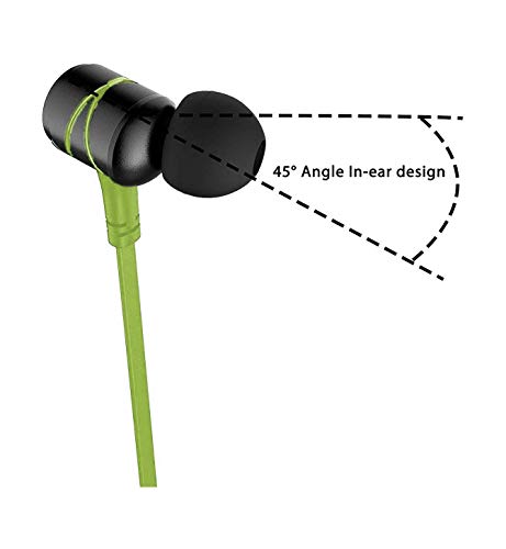 Image of Ant Audio W56 Wired in Ear Earphone with Mic (Lime Green)