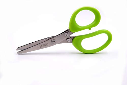 Fishstar24 Wurmschere oder Kräuterschere 3-Fach Lebendköder Schere Stabile Ausführung Jaxon rutschfest Köder