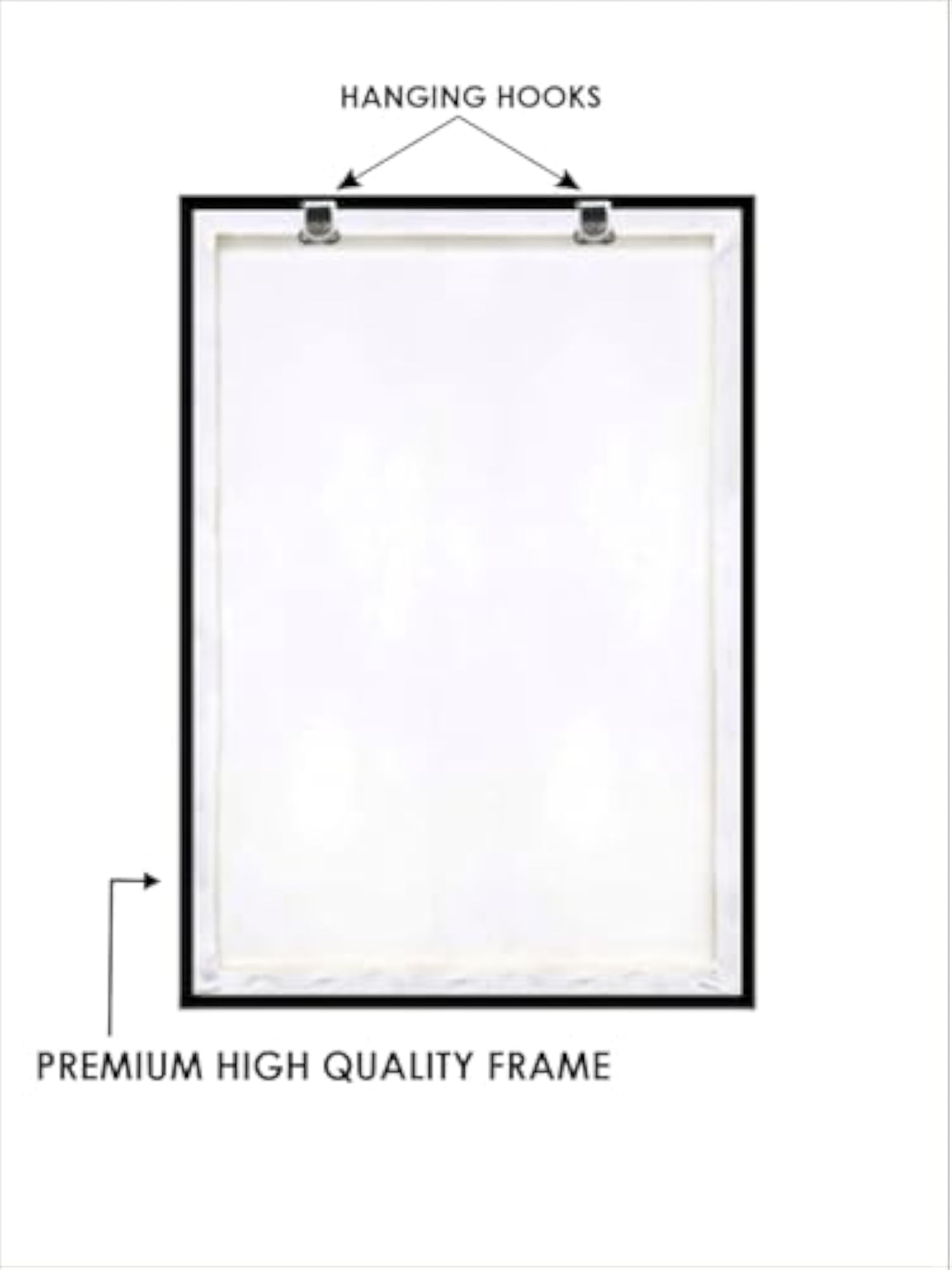 Black Horse Canvas Wall Art