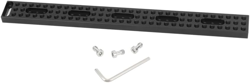 30CM Extended Cheese Baseplate MultiHole Mounting Plate 1/4 Screws