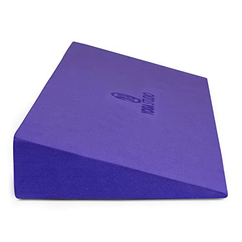 Yoga Studio Lightweight EVA Non-Slip Slanting Yoga Pilates Wedge | Sports Wedge for Squats Pushups Pressups | Supportive Wedge Riser Block - 50 x 15 x 5cm - Image 3