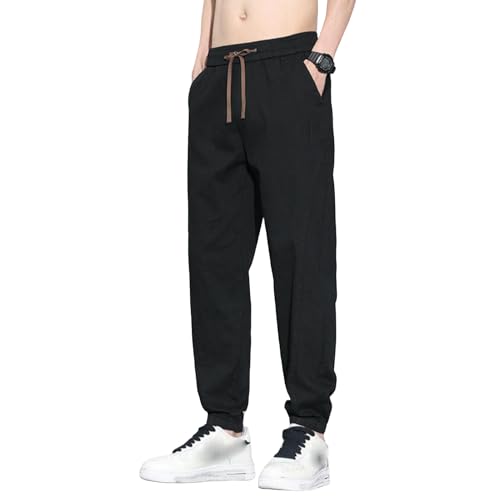 Pantalon d'été fin pour homme coupe ample et sarouel léger