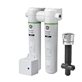GE GXK285JBL Under Sink Filter System, NSF Certified: Reduce Chlorine & Other Impurities for Better Water, Easy Install, Twist & Lock Design, 1 Count (Pack of 1), White