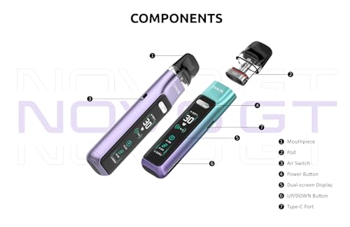 Novo GT Kit Smok la vape nomade idéale en terrasse ou au bureau - 3